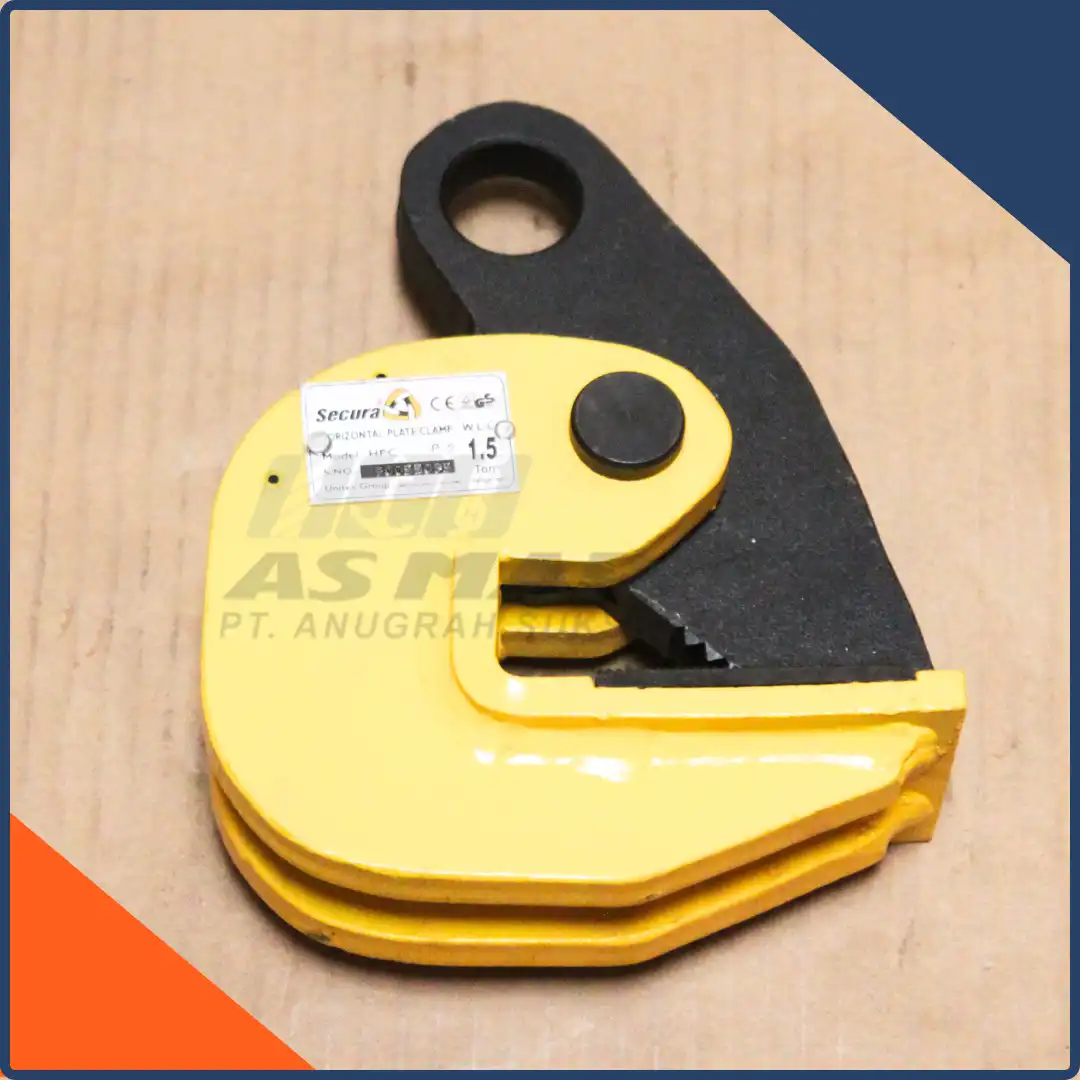 Secura Horizontal Plate Clamp SHC/A2 Lifting Clamp 1.5 Ton